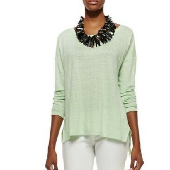 Eileen Fisher Organic Cotton Seeater - Picture 1 of 5